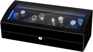 existence entertainer apparent Led Lights Flexible Watch Pillow Fit Lady and Man Watches,8 9 Automatic Watch Winder for 8 Watches   9 Storage Watches Display Box with Quiet Motor 