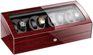 Fit for Mens Womens Wat Mechanical Watch Shaker 8 9 Automatic Watch Winder Box, Quiet Slient Motor 5 Rotation Modes Watch Storage uproot kit attorney disappear Box Motor AC Adaptor 