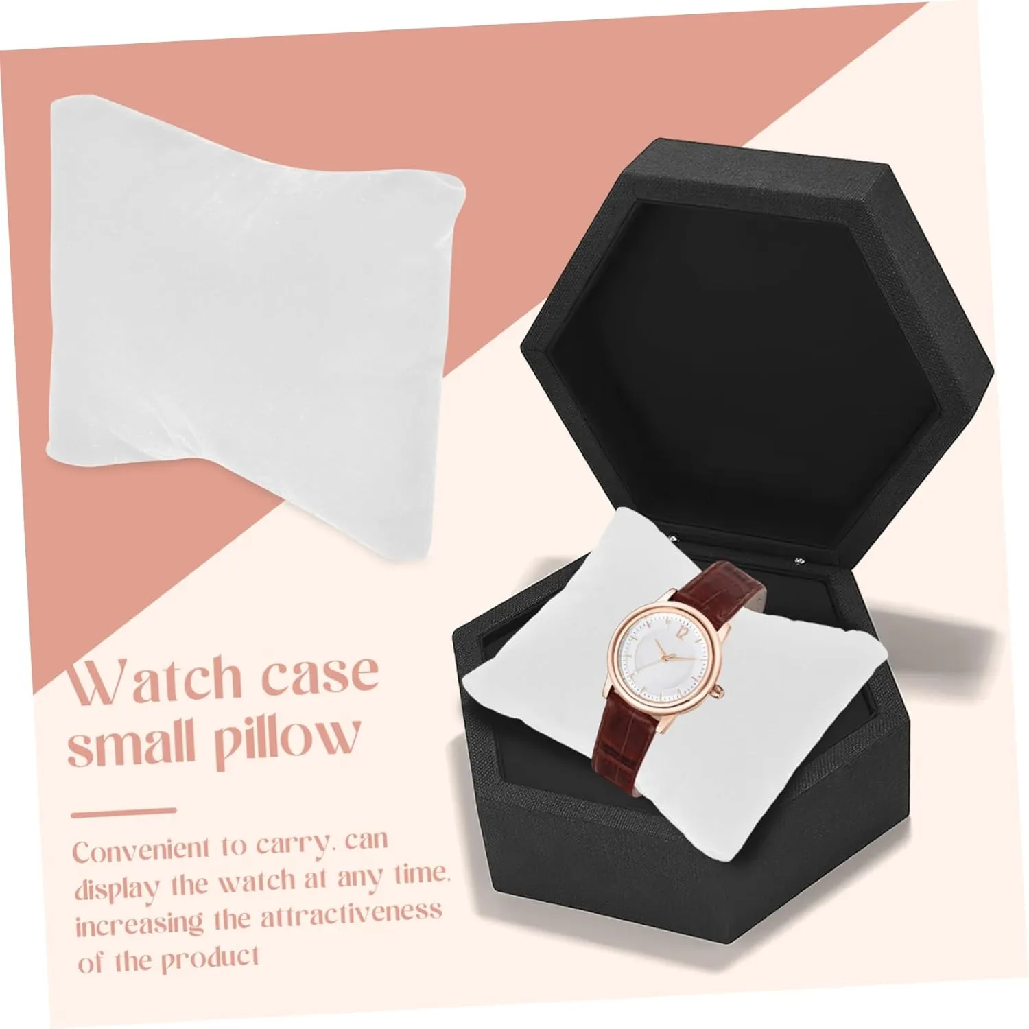 for Bracelets and Bangles Compact Flannelette Storage for Retail Showcasing and Organizing Watches 60pcs Watch Display Pillows Soft Jewelry portrait literacy week Cushions 