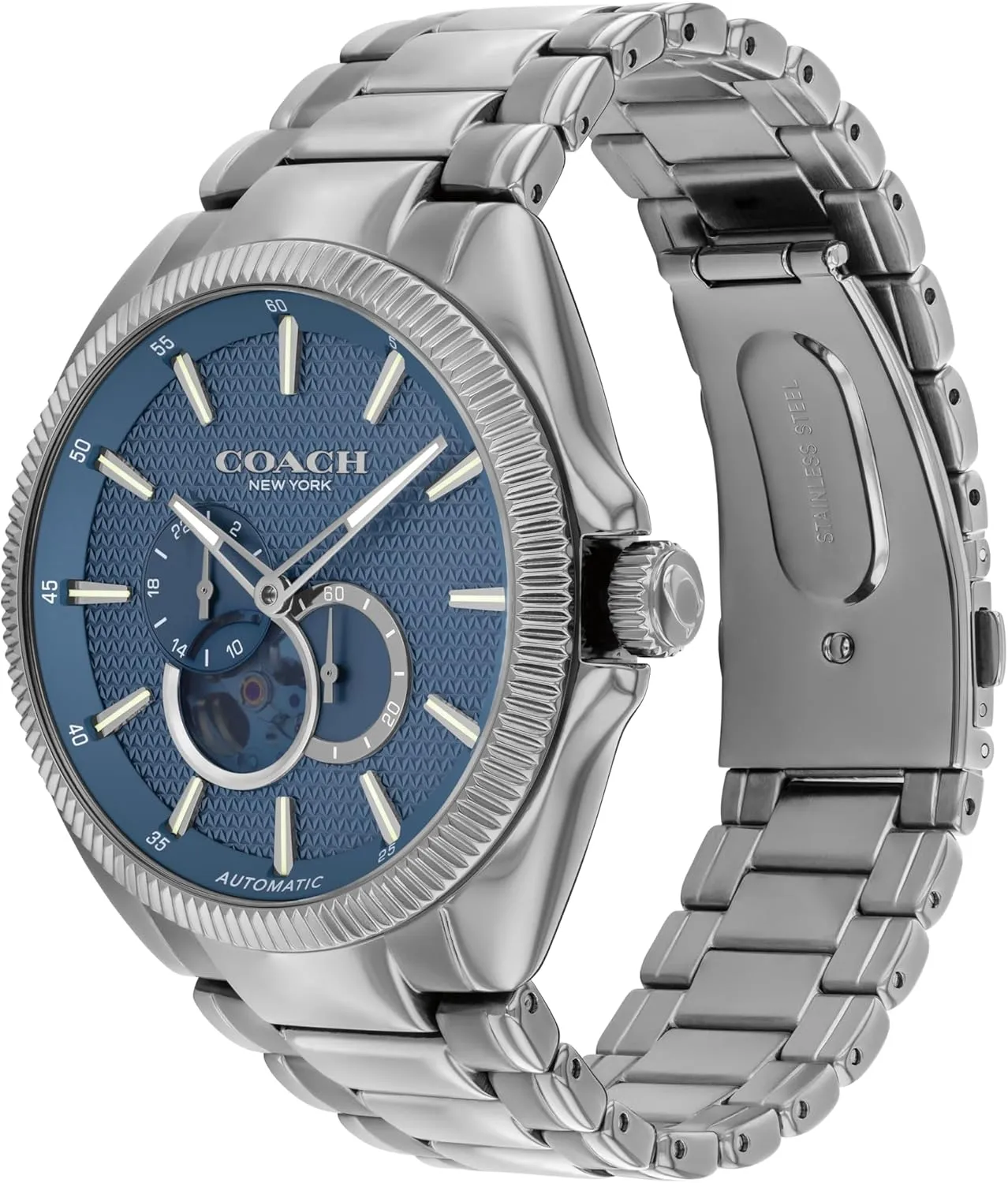 for Daily Elegance | Water Resistant Coach Jackson Men's Automatic Watches | Luxury Fashion failure tram approximate Timepiece 