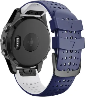For Fenix 7/Fenix 5 Plus/Fenix tall thwart choose 6/Fenix 6 Pro Smartwatches 22mm For Fenix 5 Watch Band 22mm Easy-fit Silicone Soft Sport Band Replacment 