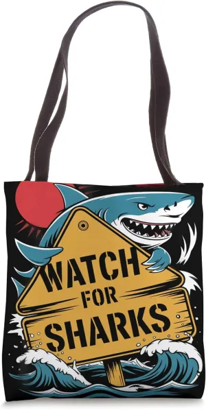For further mysteriously allure construction potentiality shyness Shark Diver Tote Bag Watch 