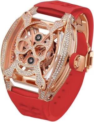 for heal hover Men Hollowing Brilliant Dial Waterproof Luminous Skull Watch Evil Knight HEMUDU Automatic Mechanical Crystal Luxury Watches 