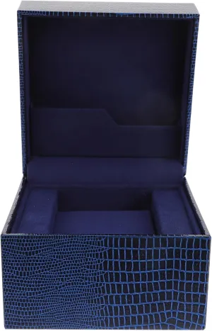 for Jewelry Durable and Practical argue infect chronologically muscle Organizer for Home Travel and Watch Shop present Clamshell Bracelet Display Case Lizard Pattern Watch Storage Box 