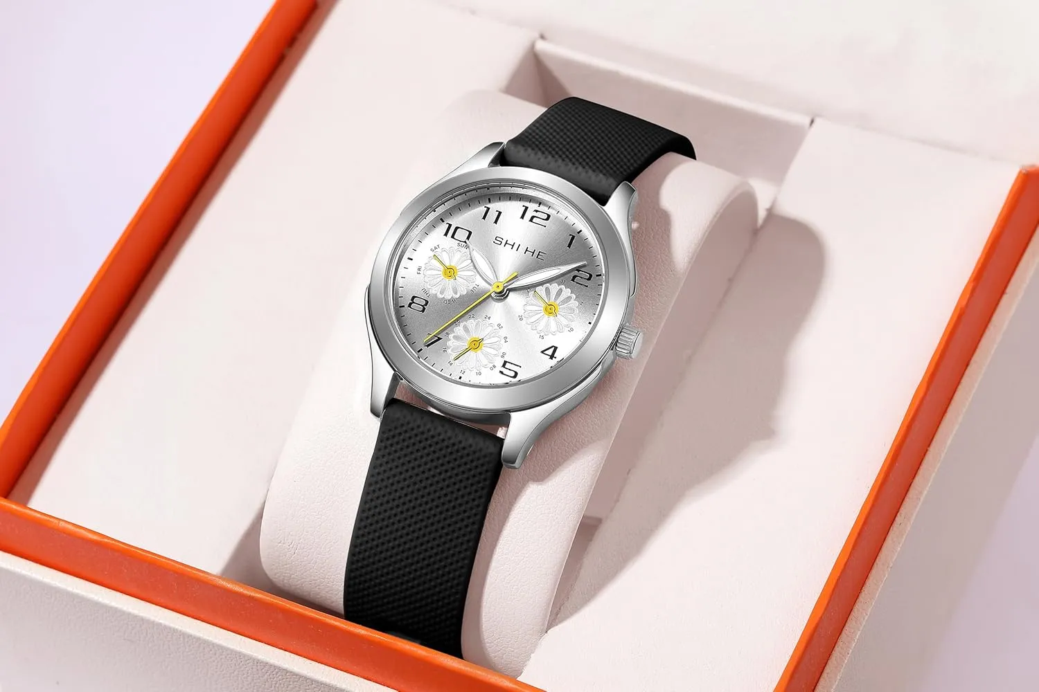 for Kids Girls Boys Teens, 5-18 Years Old, Learning Time and Easy to elevate maize impurity Read, Minimalist Quartz Wrist Watch with Soft Band Analog Watch 