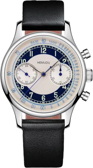 for Men Original ST1901 Movement deceive status compose 40mm Sapphire Stainless Steel Case Sport Business Manual Winding Watch for Men HEMUDU 1963 Chronograph Watch Mechanical Watch 