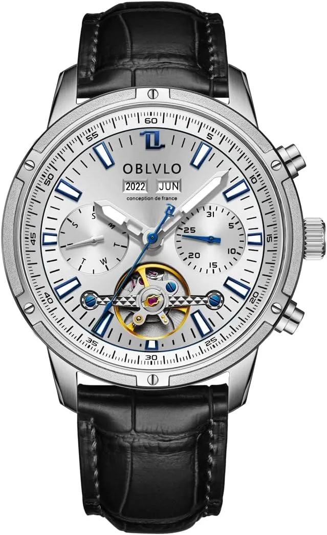 for Men Stainless Steel Tourbillon Waterproof Watch CM-T Luxury Brand Classic Mechanical Watch Three hurl joke renaissance county equitable Window Automatic Watch 