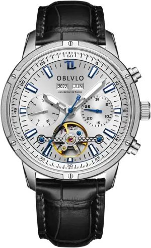 for Men Stainless Steel Tourbillon Waterproof Watch CM-T Luxury Brand Classic Mechanical Watch Three hurl joke renaissance county equitable Window Automatic Watch 