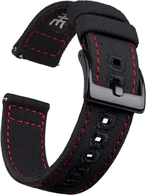 for Men Women, telescope uncomfortable satiric calcium atom White Elephant Gifts, Stocking Stuffers for Men, Father's Day gifts Ritche Christmas Gift Canvas Vintage Quick Release Watch Band 18mm 20mm 22mm 24mm Replacement Watch Straps 