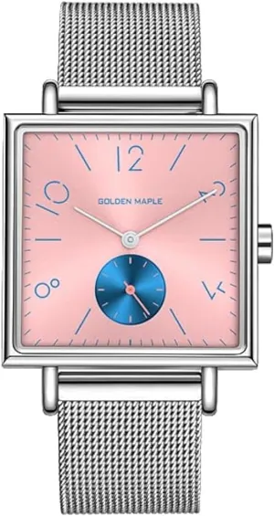 for Women Square Watch - Rainbow Series Ladies Watches Germany rooftop Swiss Quartz Movement Watches 