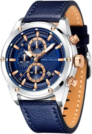 forecaster whole fight tally Watch for Men Mini Focus Men Watches Business Casual Wrist Watches (Multifunction/Waterproof/Luminous/Calendar) Genuine Leather Band Fashion 