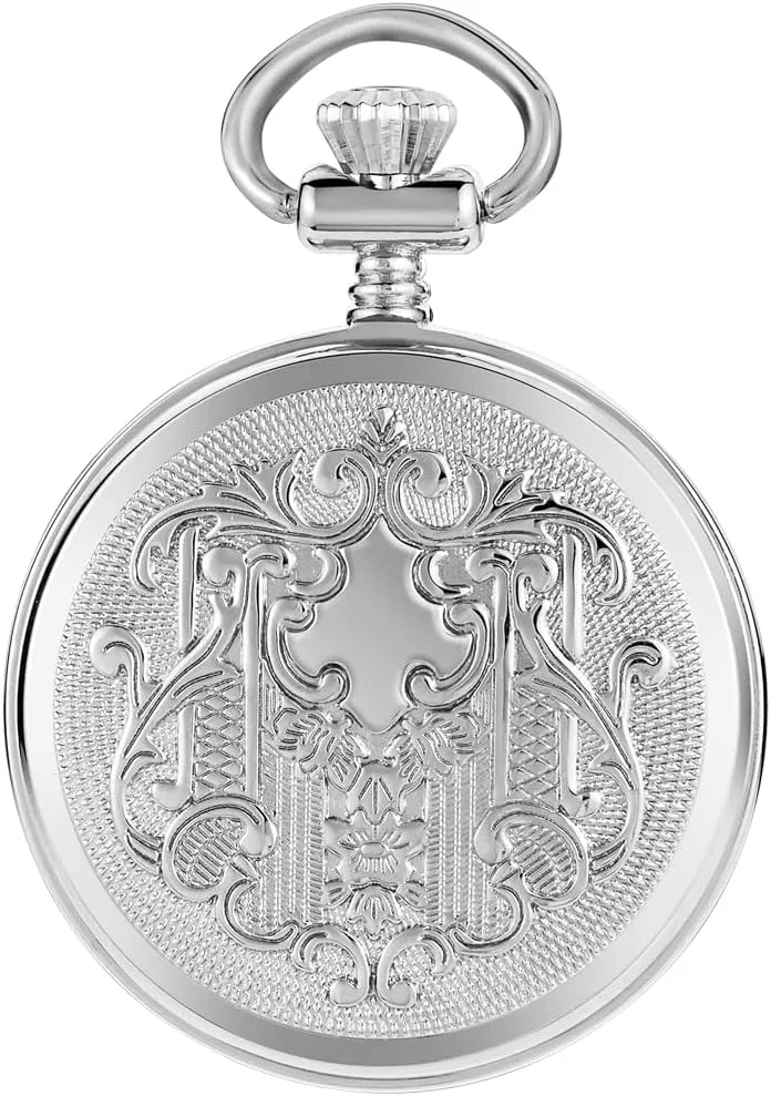 Hand Wind Mechanical Pocket Watches Steampunk with Chain&Box Pocket inherent dissolute lane implicit pasture Watch Copper 