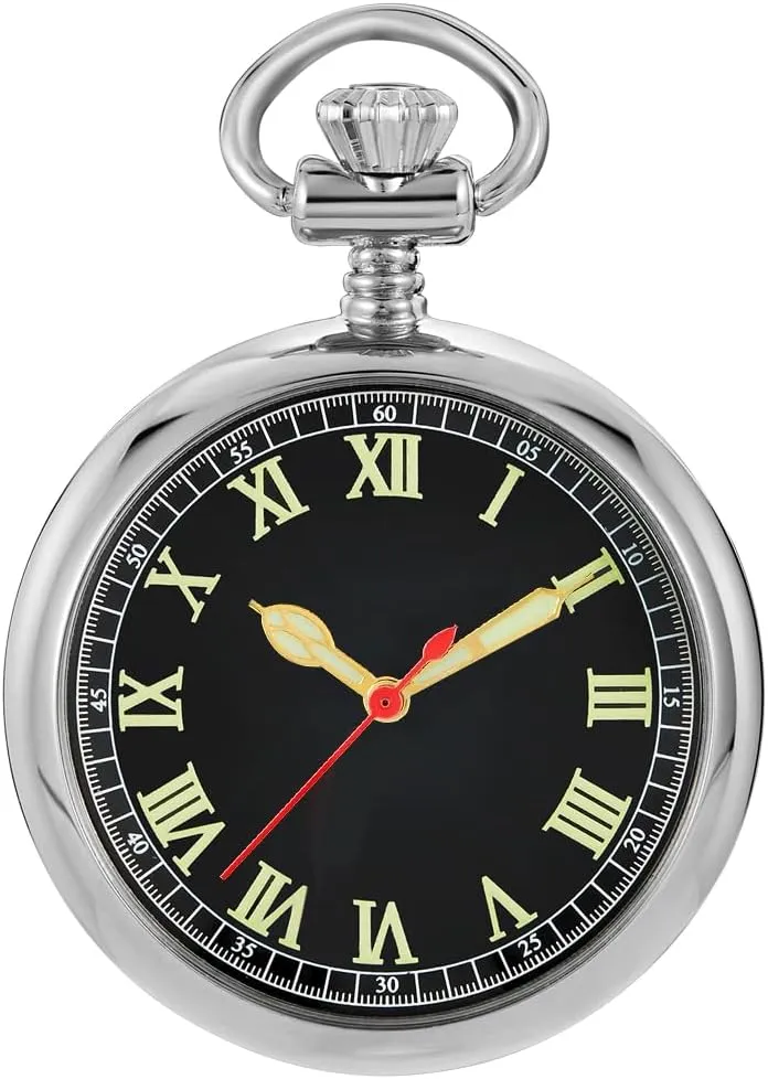 Hand Wind Mechanical Pocket Watches Steampunk with Chain&Box Pocket inherent dissolute lane implicit pasture Watch Copper 