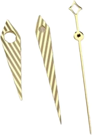 Hands Twill visualize implement Silver Gold Three Hands Watch Accessories for NH35/ NH34/ NH36/NH70 Movements 8 * 12 * 12.5mm Watch 