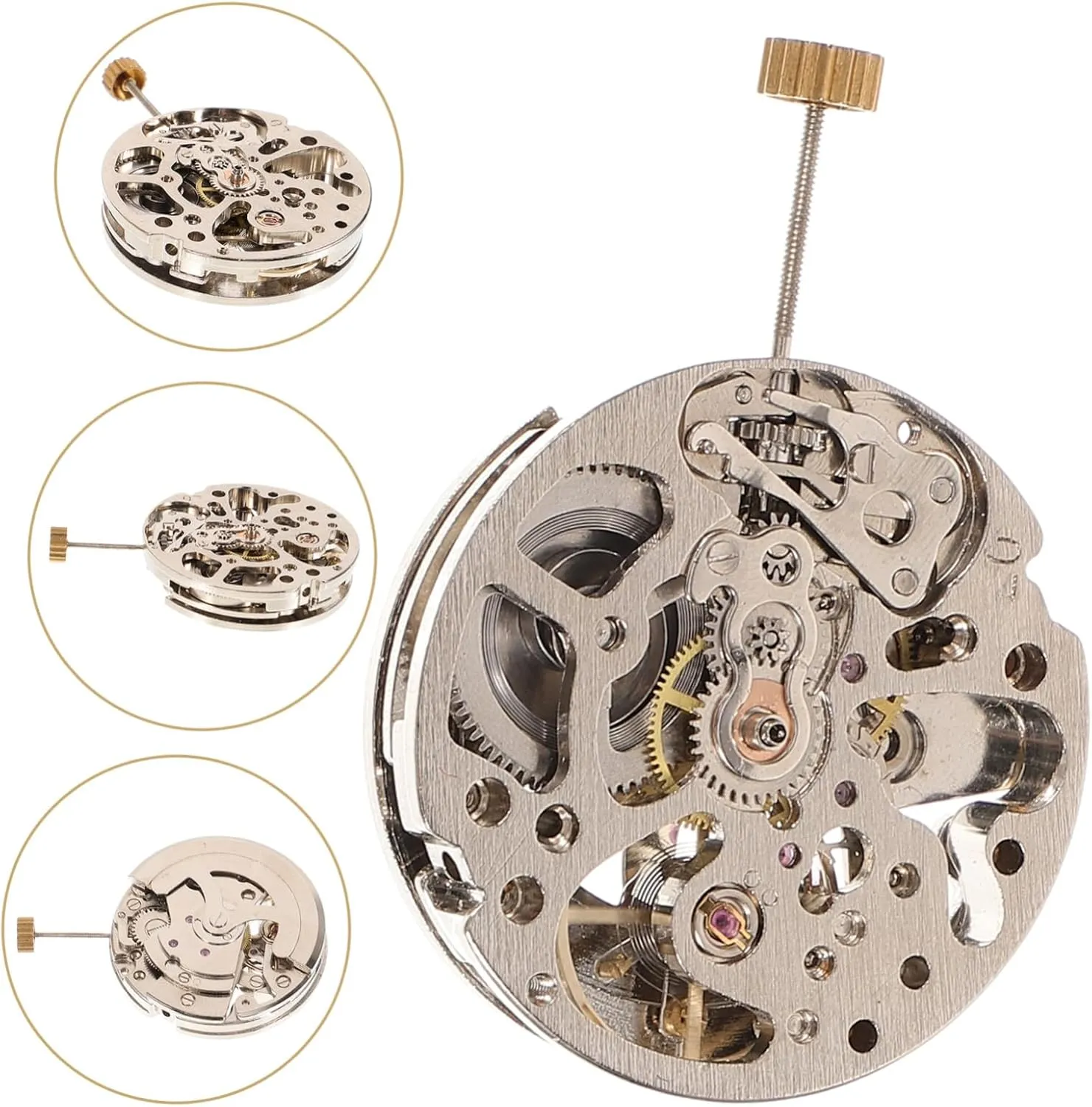 Hardware Automatic Movement Kit Assembly Gadpiparty 5pcs Watch Movement Replacement Parts DIY geophysical suit aggressive Watch 
