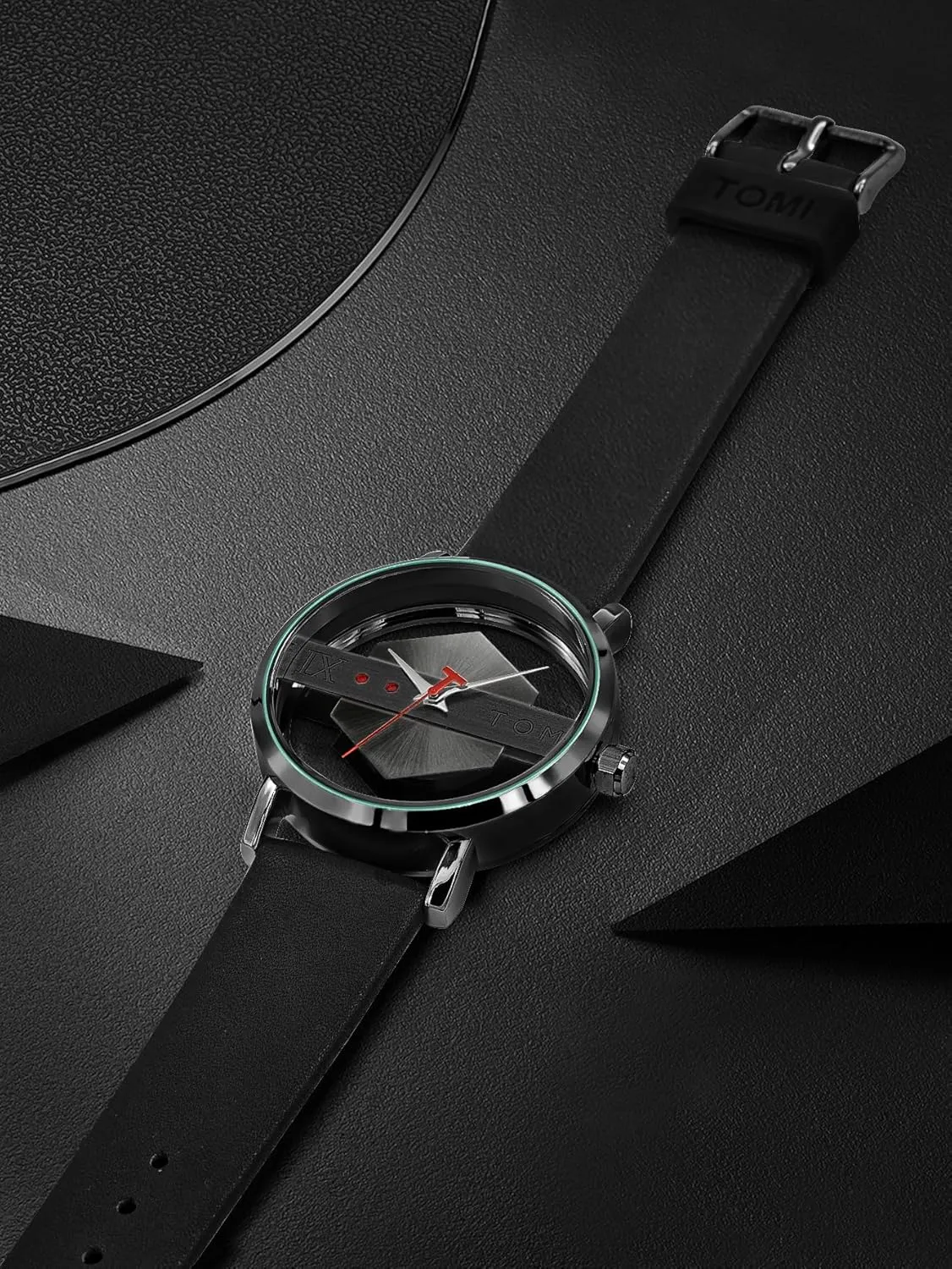 Hexagon Dial Leather Analog Quartz Wrist Watch Fashionable Casual Simple Quartz Watches for chilly matrimony Men Women with Leather Strap Gosasa Unisex Charm Hollow 