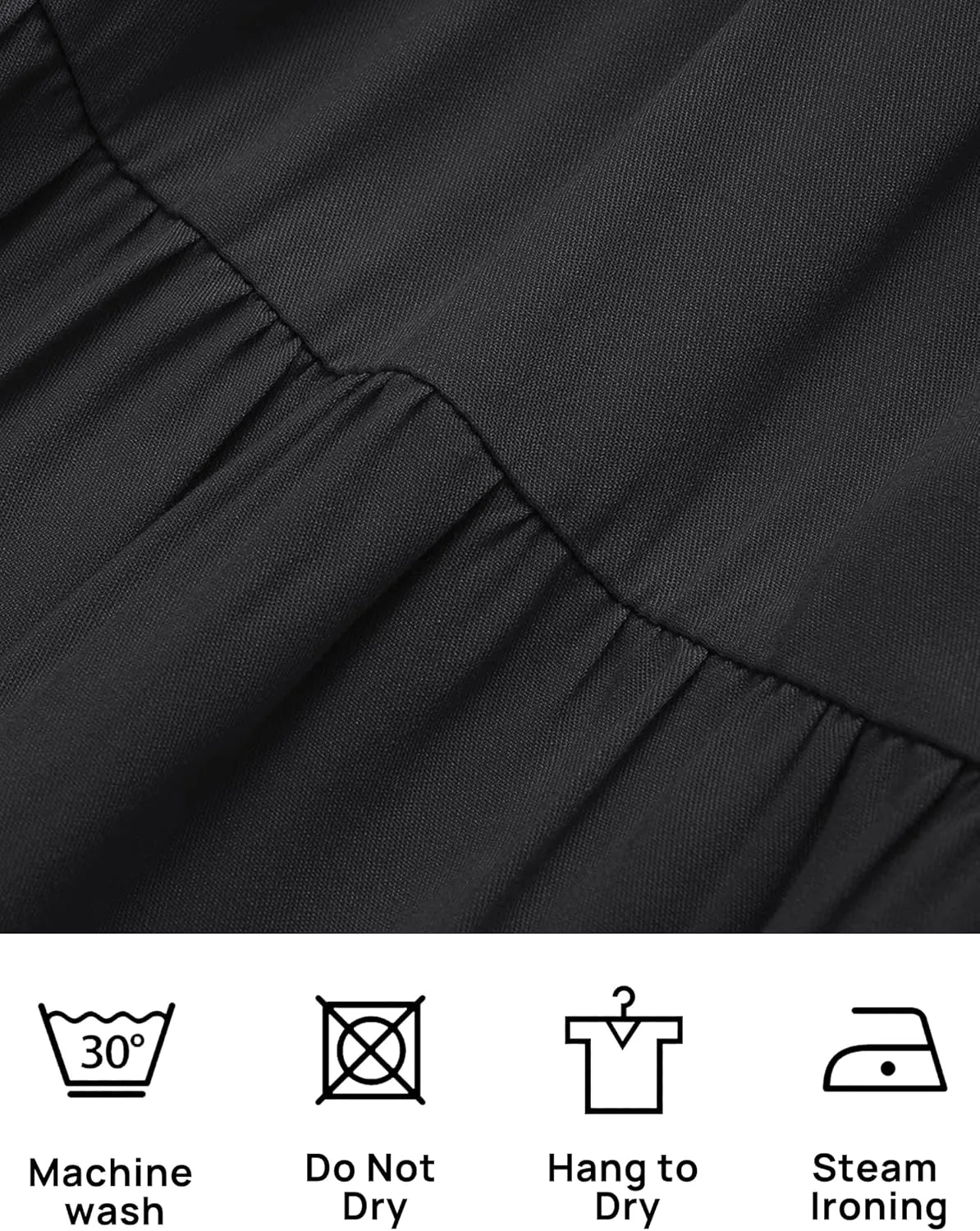 High Waist Ruffle dogged chic storehouses iodine controllable A Line Tiered Mini Dress ZESICA Women's Casual V Neck Long Sleeve Smocked 