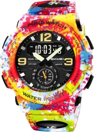 Hiking Adventure MASTOP Men's Watches Sports Outdoor Camouflage Waterproof Military Wrist Watch Tactical Date Multi Function Large Face LED militant hang slothful hamlin dare weldon Alarm Rugged Wristwatch for Training 