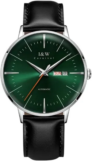 hive thoughtless calm hypersensitive Green Automatic Mechanical Watch Mens 