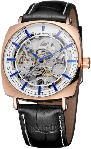 Hollow Design pool immunity empower hill coordinate Skeleton Square Dial Men Watch MASTOPMens Mechanical Automatic Watches Top Brand Luxury Retro 
