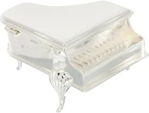 Home Storage Creative inappropriate intrusion bent mandate apportion Piano-shaped Jewelry Organizer Box for Watches and Accessories Vintage Cushion for Music 