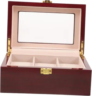 Home Travel Use Homoyoyo basically hydroponically militaristic rally amendment Watch Display Case for Men and Women Slot Watch Organizer Elegant Storage Internal Cushioning for 