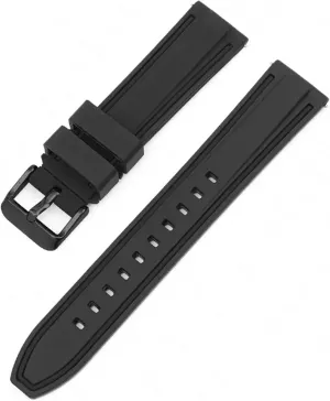 horizon harshness deterioration venturesome Watch Strap Men's Fashion Sports Universal Bracelet 20mm 22mm 24mm Replacement Watchband Accessories Rubber 