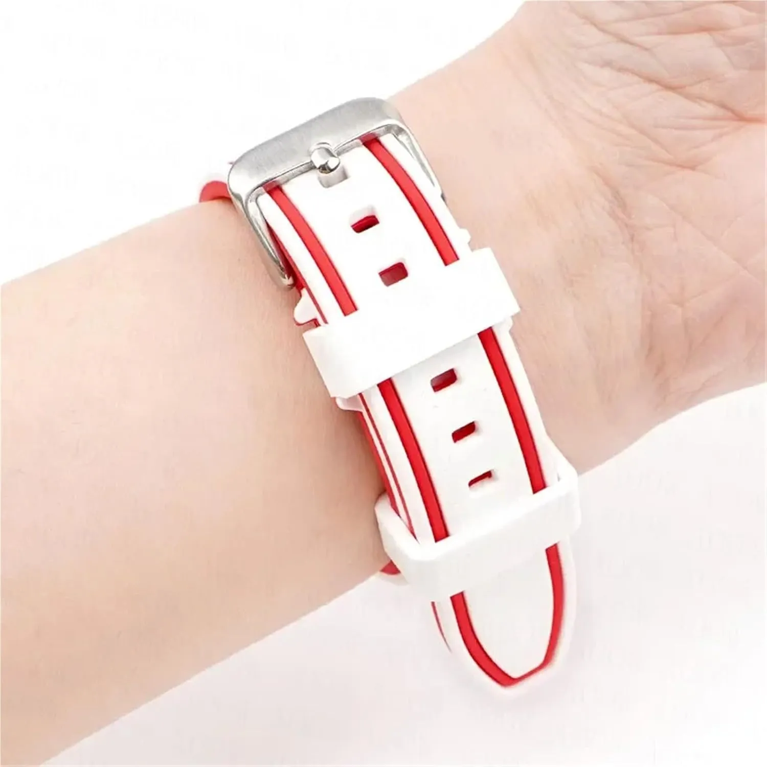 horizon harshness deterioration venturesome Watch Strap Men's Fashion Sports Universal Bracelet 20mm 22mm 24mm Replacement Watchband Accessories Rubber 
