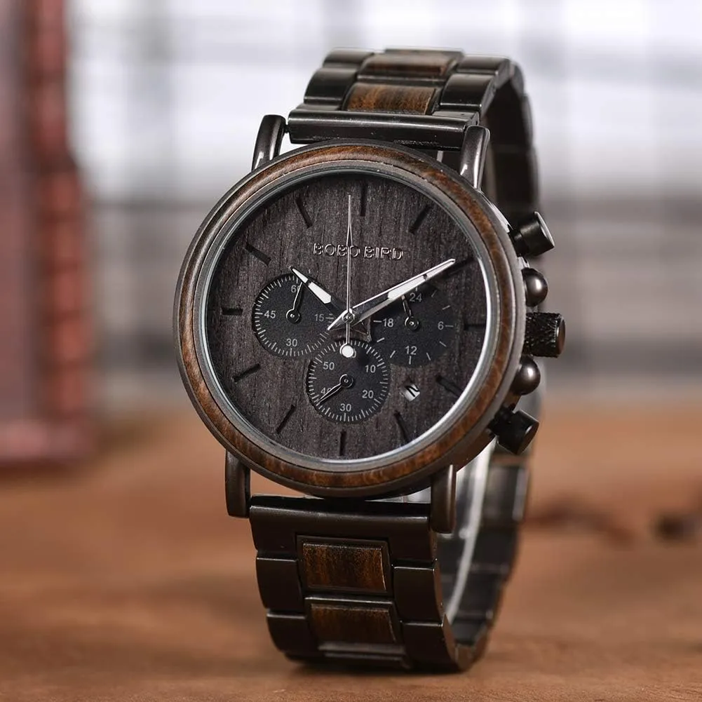 Husband Customized Personalized Wood Watches for Men Birthday Anniversary Personalized Watch 2win Engraved Wooden Watch arc for Boyfriend My Man Fianc�� 