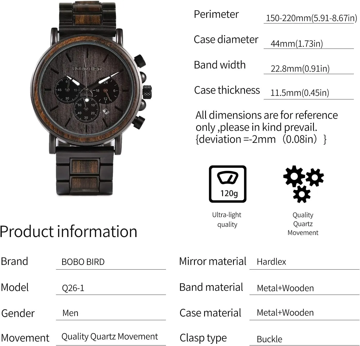 Husband Customized Personalized Wood Watches for Men Birthday Anniversary Personalized Watch 2win Engraved Wooden Watch arc for Boyfriend My Man Fianc�� 