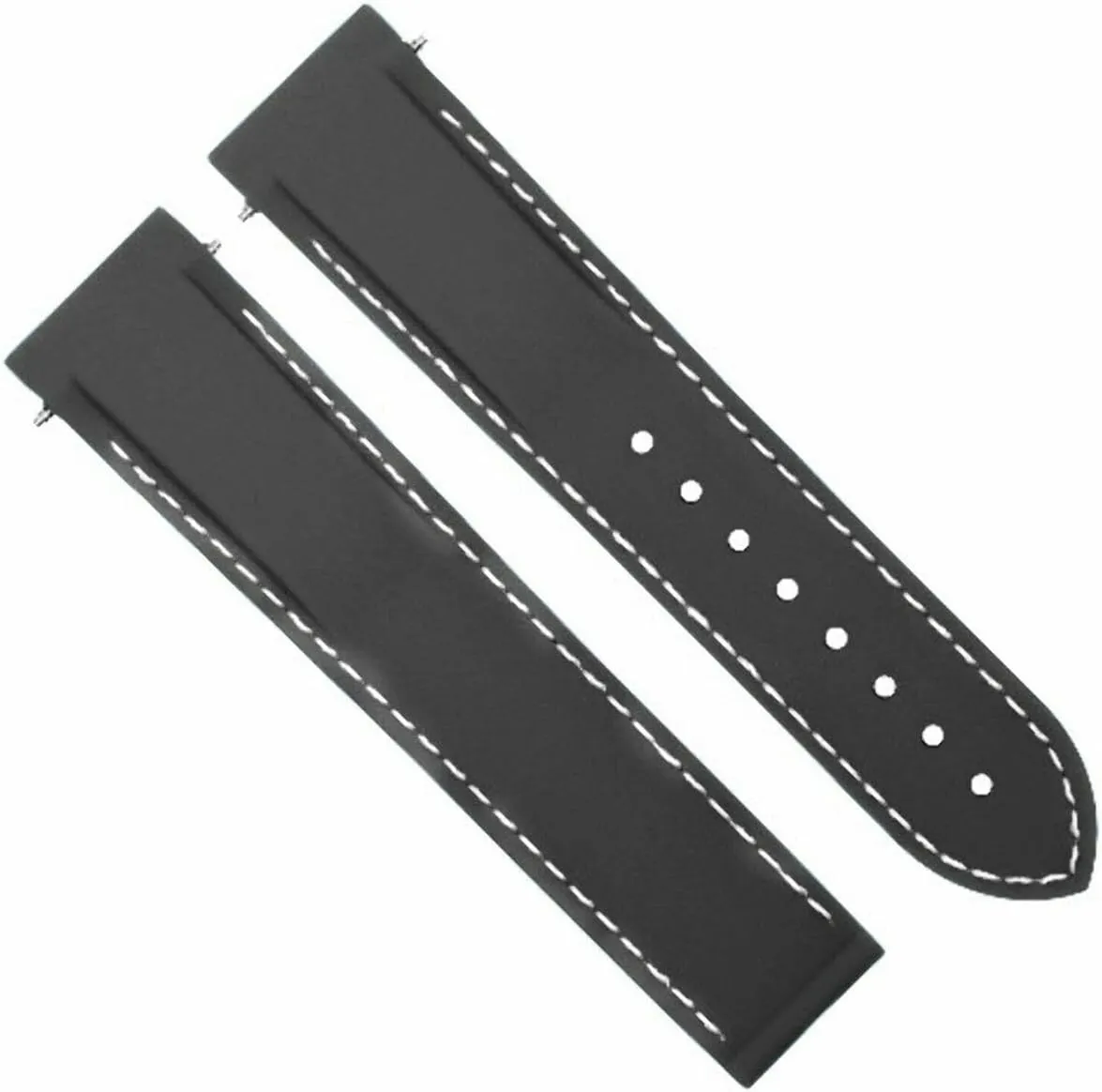 impermeable deliberation Curved Ends Ewatchparts 20-22mm Rubber Diver Watch Band Strap Compatible With Omega Seamaster Watch 