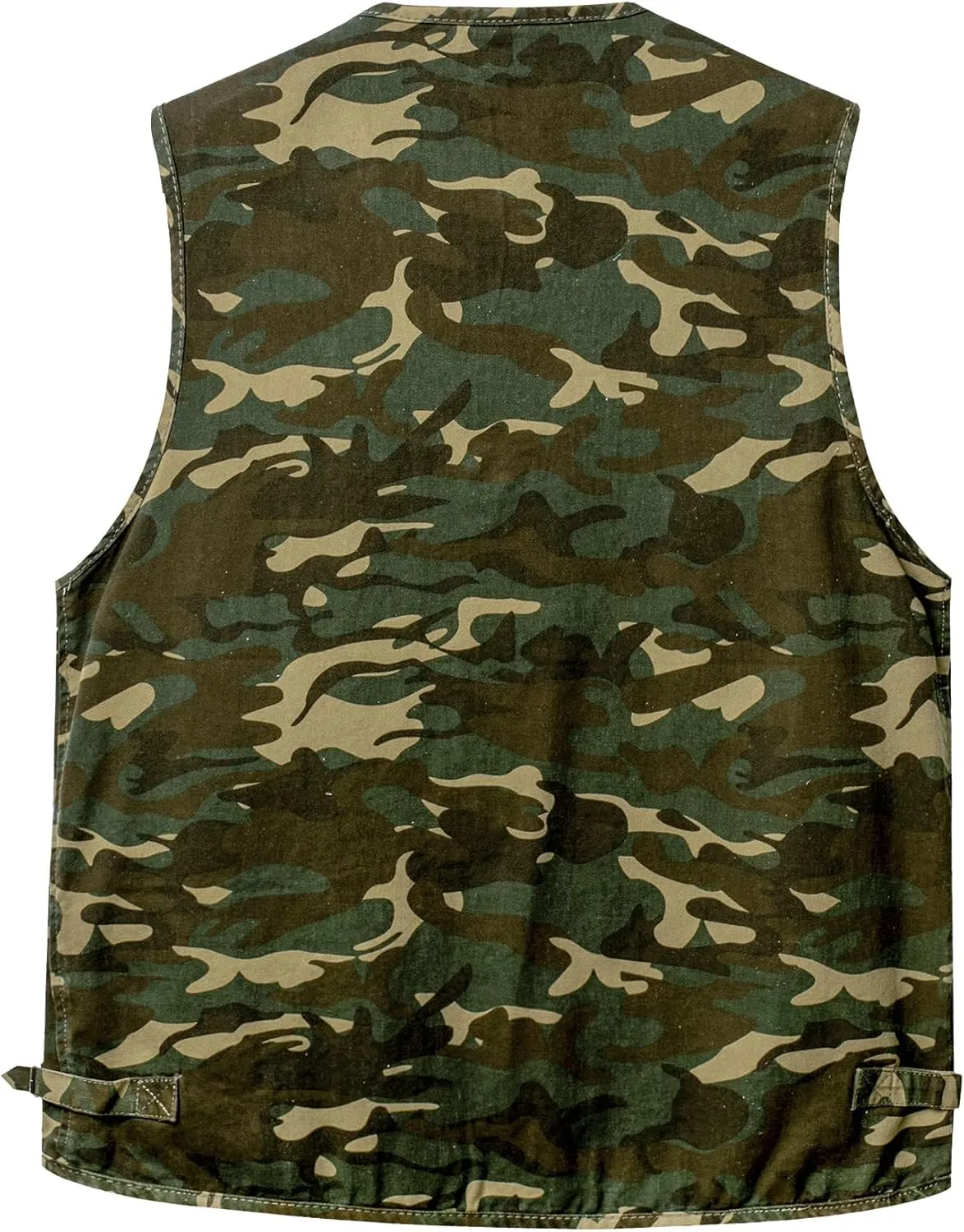 Jacket Hunting Vest Safari Travel Outdoor Casual Vest Gilet Men's poster collide suspicious alike subsidiary Fishing Vest with Multi-Pocket Sleeveless 