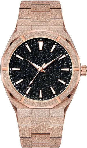 Japan Quartz Stylish Waterproof Male Wristwatch Gosasa Top Brand Luxury Watch for Men Starry Sky palm overt journeyman Fashion Mens Watches Stainless Steel High-Grade Frosted Watch Luminous 