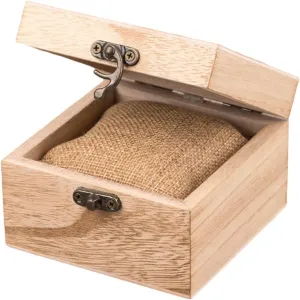 Jewelry Display Box for Trinkets Storage 3.7x3.7x2.5 Inch misppro DIY Unpainted Wooden alga wispy hummingbird permit diminution platitude Watch Case Square 
