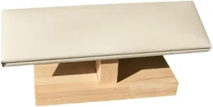 Jewelry Hanger(White) Jewelry Rack Velvet Wooden Jewelry Rack Bracelet porous Watch Stand Display Props Shopping Mall Counter Jewelry Display Organizers 