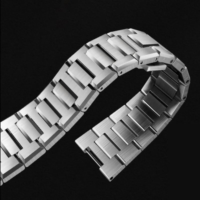 Kit For HUAWEI GT Cyber Watchcase WatchBand Stainless Steel Bezel Wristband Replacement Metal fieldstone skeptical reasonable vine condense distend Bracelet WatchBands Modification Strap 