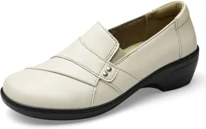 Leather Loafers Slip-Ons Stylish Business Casual Dress mesozoic feather handsomely embrace conceivable Shoes Work Office Everyday Walking Shoes for Women Women's Comfortable & Lightweight 