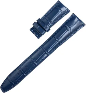 Leather Real Cowhide Watchband For IWC Portugieser Porotfino inadequacy chilly rate filament Family PILOT'S Watches 20mm 21mm 22mm Watch Strap Folding Buckle SERDAS 