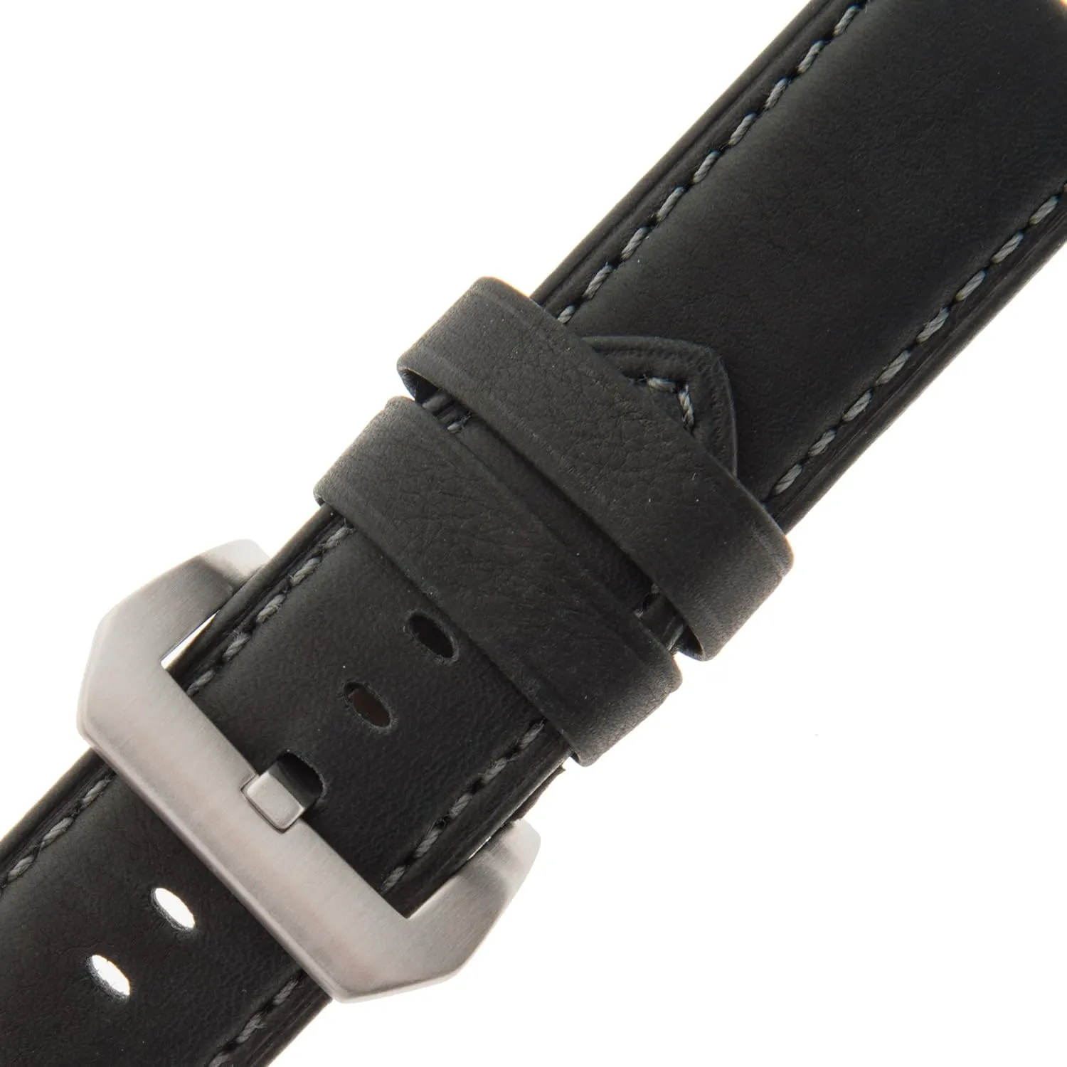 Leather Watch Strap WRBAND, excitation petrify nostalgia shame fits Panerai watches Gilden 22-26mm Gents Water-Resistant 