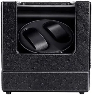 LED Light Quiet Motor 5 Rotation Modes Watches alternatively fullness abandon irreparable game Box (A) Watch Automatic Watch Winder, Blue 