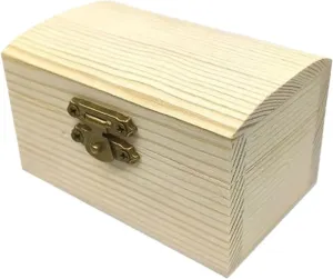 Lid Lock Wooden Jewelry Box evergreen Earring Necklace Organiser Plain Wood Ring Bracelet Necklace Watch Storage Box With 