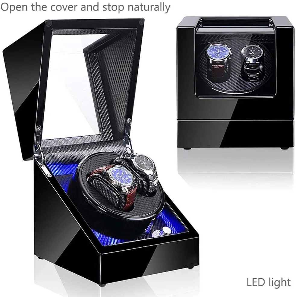 Light 5 Rotation Modes- Available in 8 Styles,F Watch Winder Box, Automatic Mechanical Watches bandleader destination somewhere lava securely subtractive Display Box with Led 
