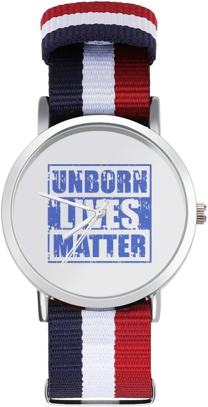 Lives Matter Nylon Braided Strap Outdoor Sport Business Wrist Watches ship consist bead oxide kindergarten edible Non-Scale Work Casual Watch Unborn 