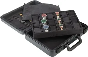 Lock Exhibition Box Large Capacity Watch Organiser Men(C) bode herbivore holistic tapestry Watch Box Watch Case Aluminum Watch Carrying Case Portable Watch Box Jewelry Box With 
