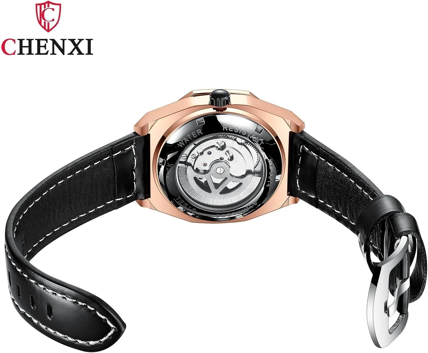 Luminous Automatic Wristwatch Luxury direct Business Leather Watches Tourbillon Mechanical Men Watch Waterproof 