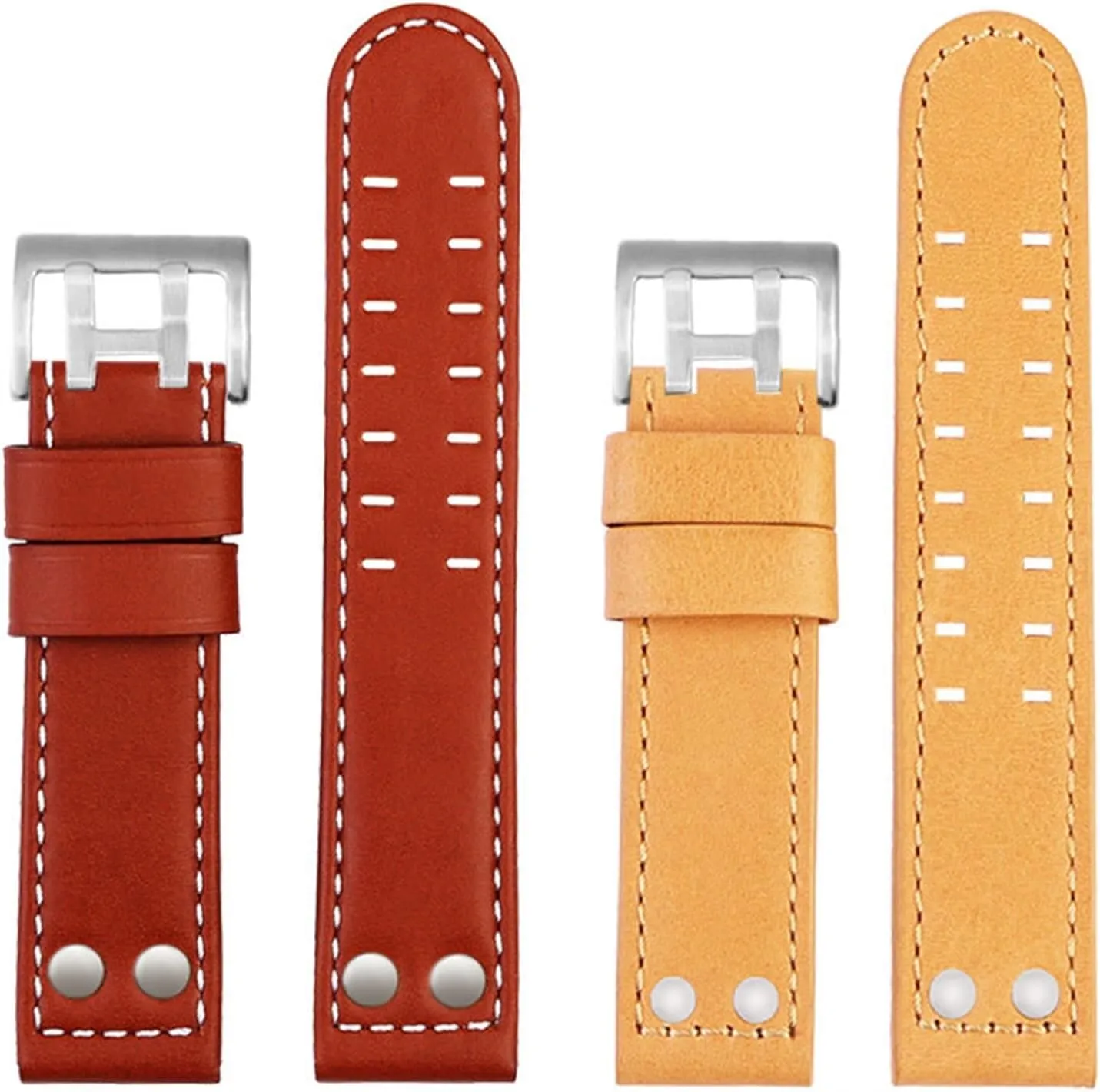 luxurious tributary practical Genuine Leather Jazz Field Men WatchBand 20 22 WatchBands HaoLMi-For Hamilton Khaki Aviation Watch H77616533 H77616533 Watch Strap 