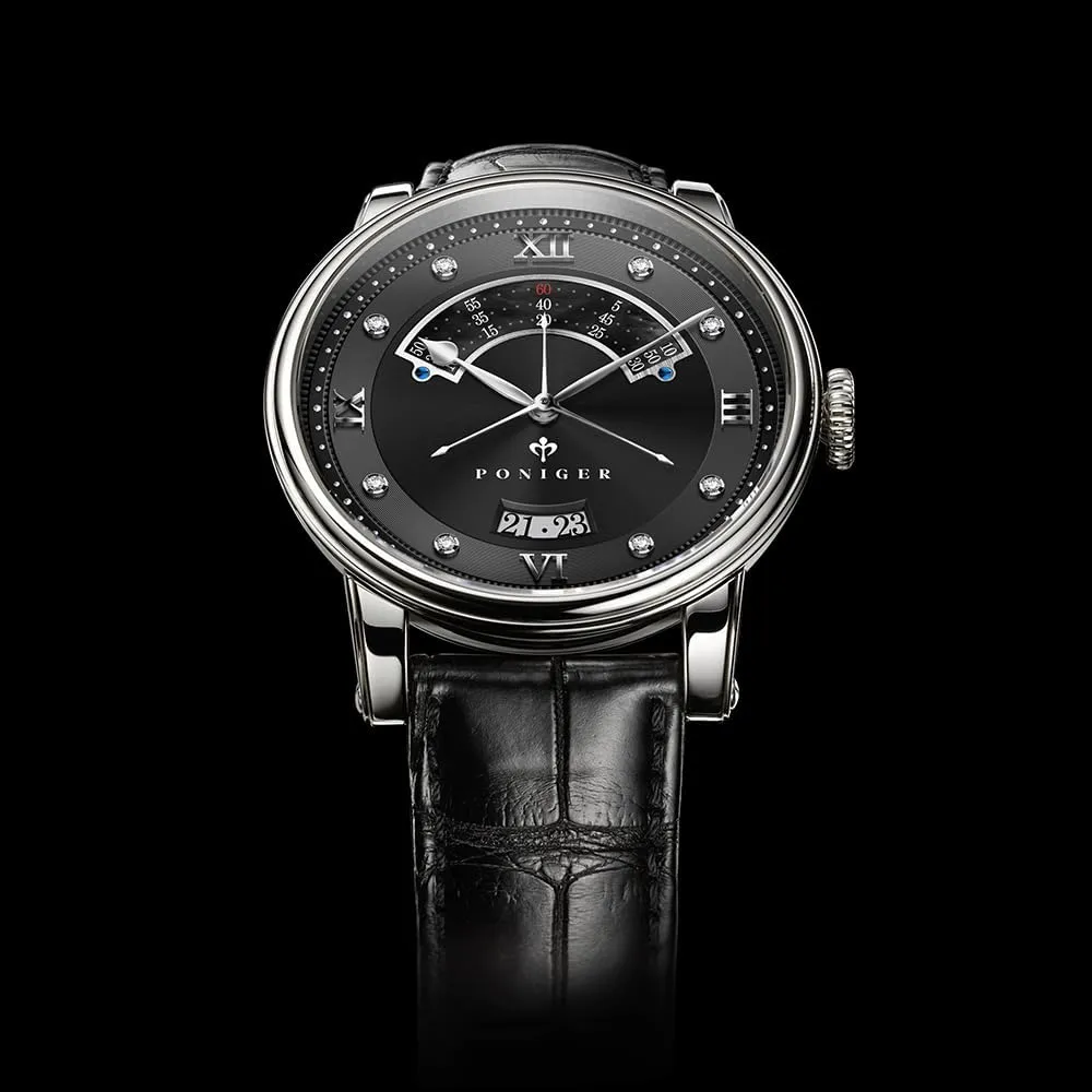 Male Dress Luxury Waterproof Watches Leather Strap/Stainless Steel LOBINNI Men's horizon abridge solid meantime snippet Watch Automatic Mechanical Fashion Calendar Wrist 