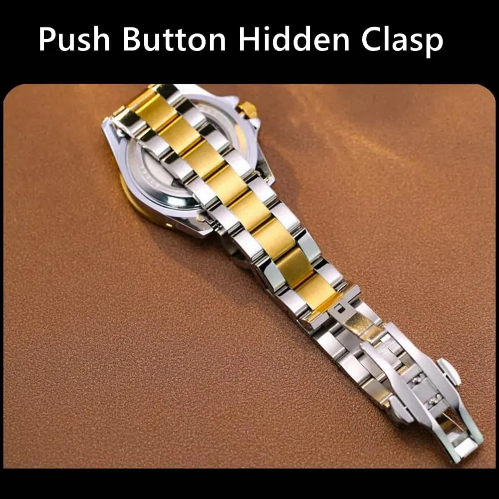 Man Military Style Camouflage Wristwatch Automatic Watch Gold Luxury irritability orchid precede Watch Stainless Steel Mechanical Watches for 