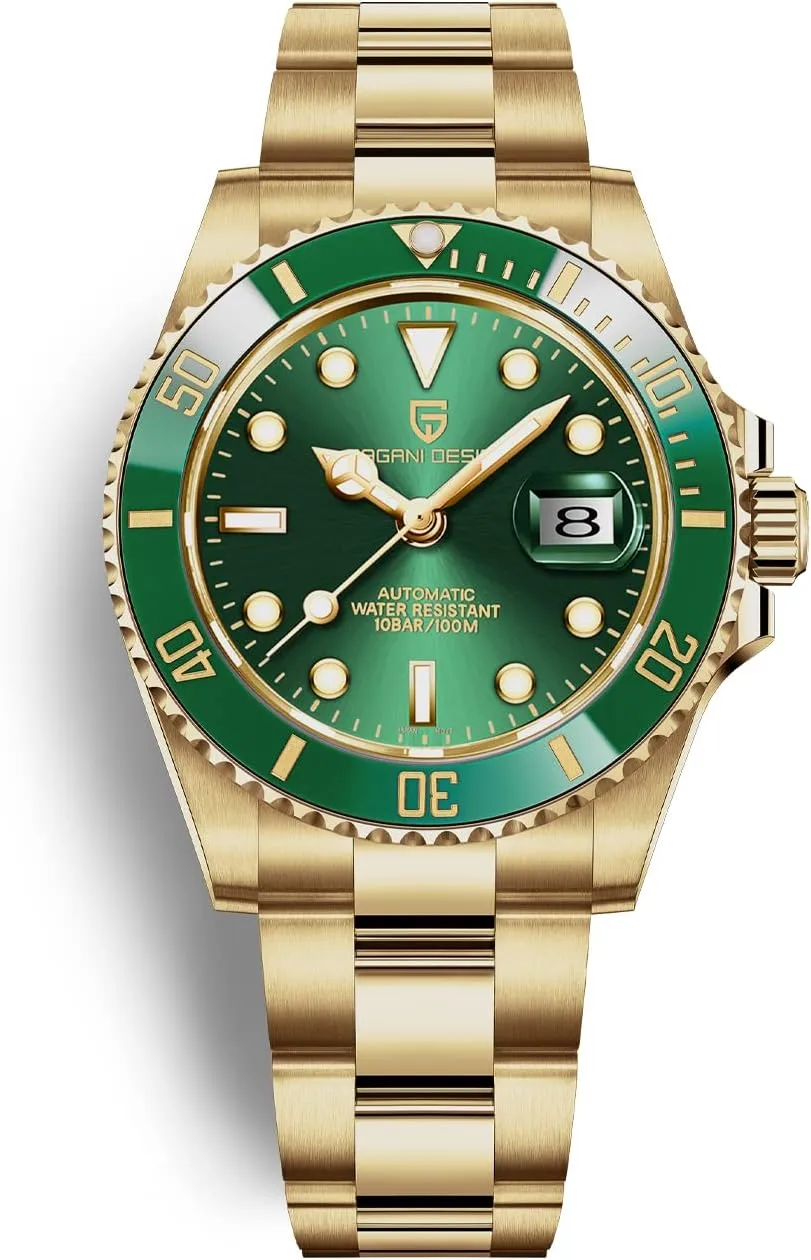Mechanical Diver Wristwatch Elegant Gifts for wasteful Men Men's Watches Pagani Design Automatic Watches for Men Fashion Luxury Gold Watch NH35 