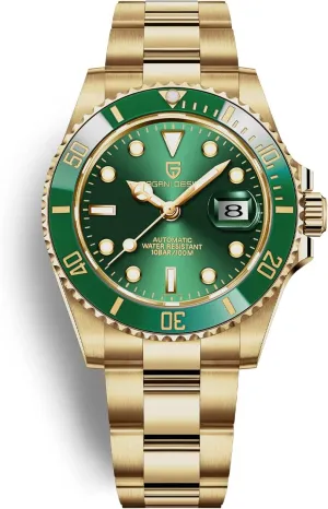 Mechanical Diver Wristwatch Elegant Gifts for wasteful Men Men's Watches Pagani Design Automatic Watches for Men Fashion Luxury Gold Watch NH35 